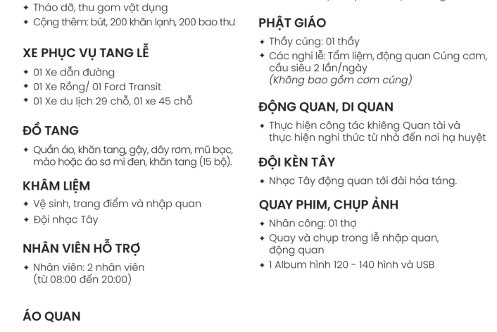 HT - PHẬT GIÁO - GÓI THEO NHU CẦU