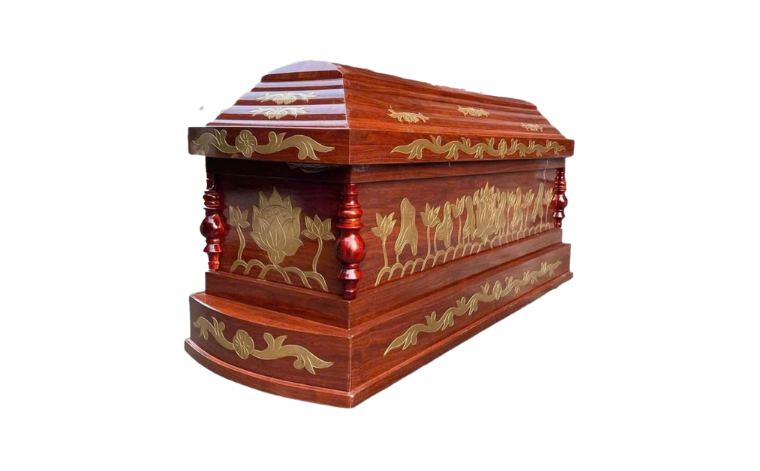 Áo quan kiểu Đài Loan loại nhất chạm hoa sen